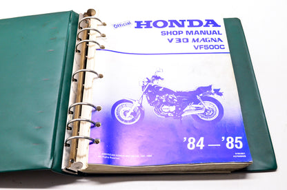 OEM Honda 61MJ801 Service Manual 84-85 VF500C