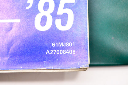 OEM Honda 61MJ801 Service Manual 84-85 VF500C
