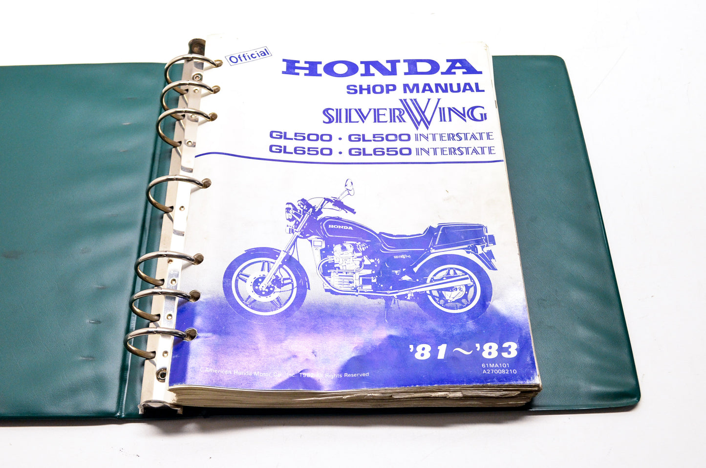 OEM Honda 61MA101 Service Manual 81/83 GL500