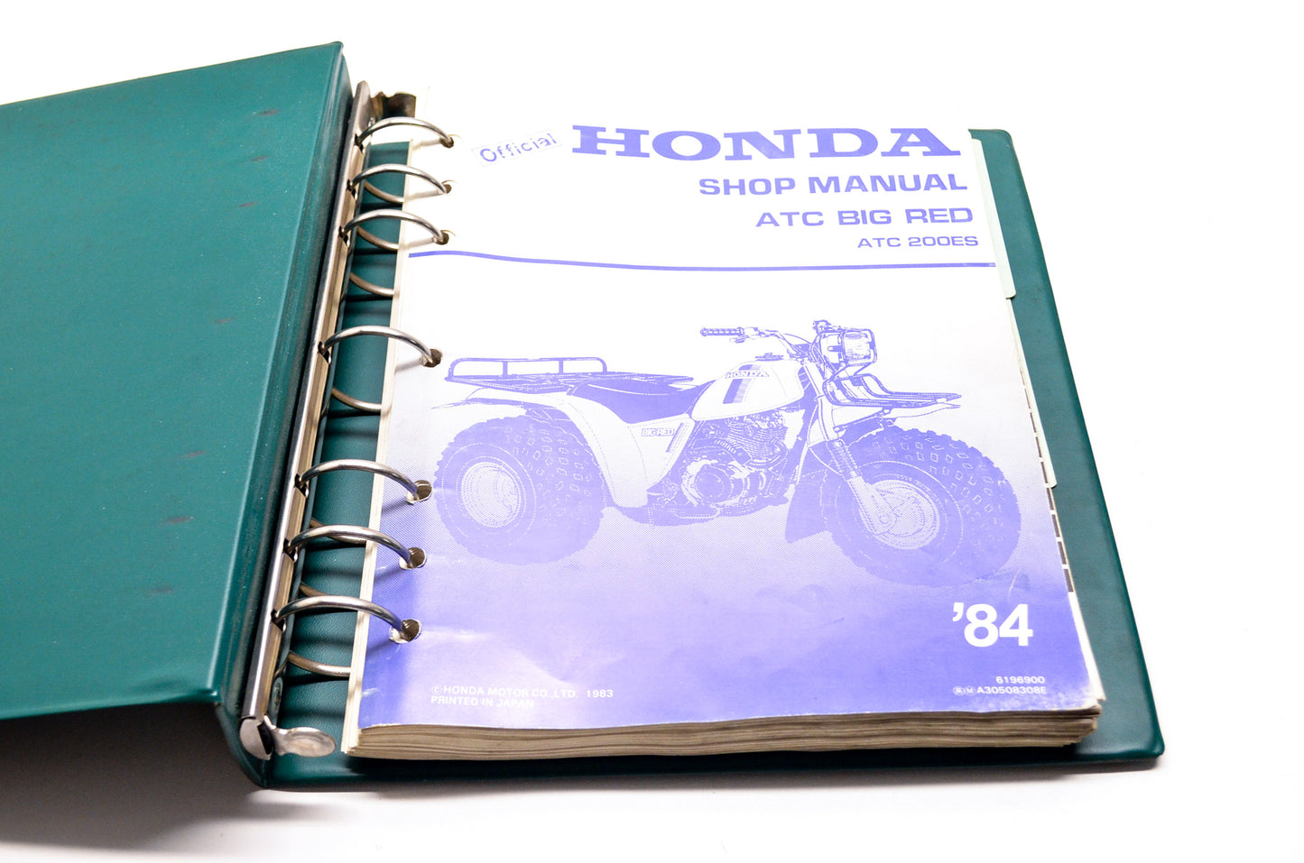 Honda Official Service Shop Manual ATC Big Red ATC200ES 84