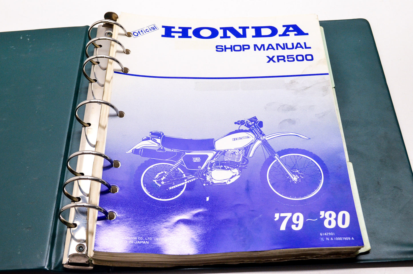 OEM Honda 6142901 XR500'79-'80 Service Manual