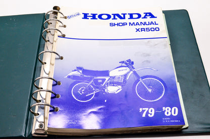 OEM Honda 6142901 XR500'79-'80 Service Manual