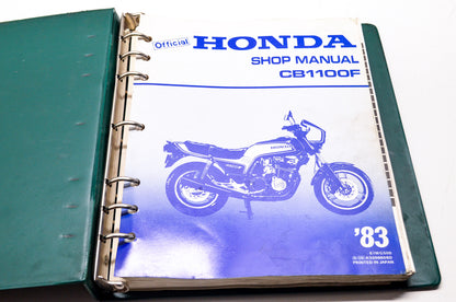 OEM Honda 61MG500 Service Manual CB1100F'83