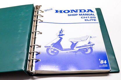 Honda Official Service Shop Manual CH125 Elite 84
