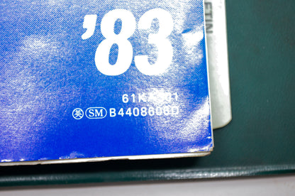 OEM Honda 61KA301 Service Manual 83 CR125R