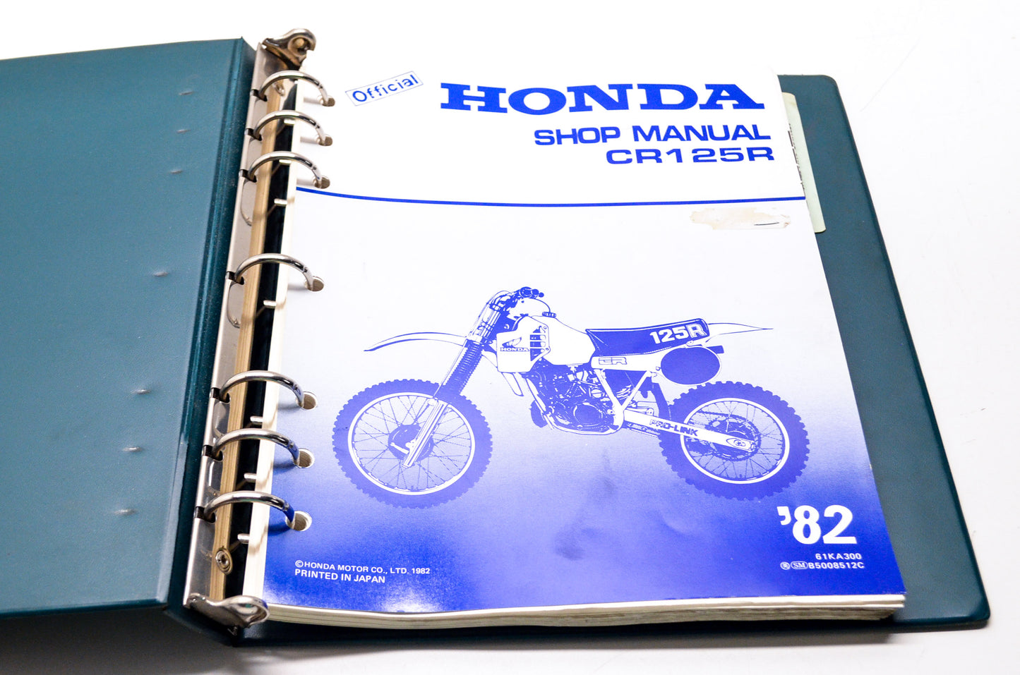 OEM Honda 61KA300 Service Manual 81/82 CR125R