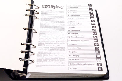 Honda Goldwing GL1500 1997 Service Shop & Electrical Troubleshooting Manual