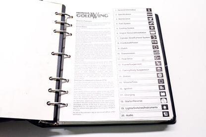 Honda Goldwing GL1500 99 Service Shop & Electrical Troubleshooting Manual