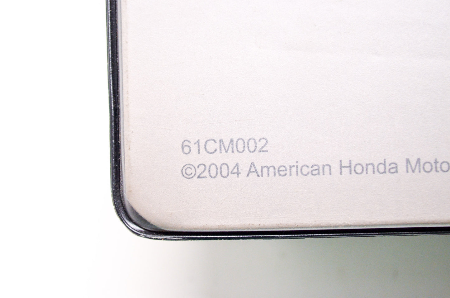 OEM Honda 2004 Common Service Manual 61CM002