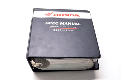 Honda Spec Manual Motorcycle Scooter ATV 2000-2004