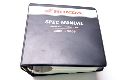 Honda Spec Manual Motorcycle Scooter ATV 2005-2009