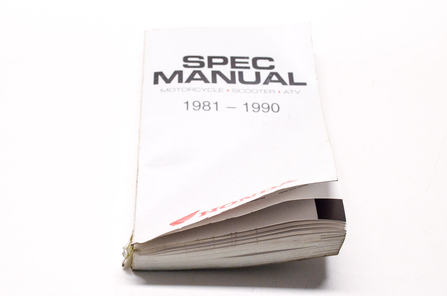 Honda Spec Manual Motorcycle Scooter ATV 1981-1990