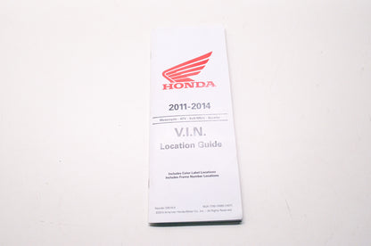 OEM Honda S9518.9, MJA 7700-15080 (1407), 1100.14.08 2011-2014 Motorcycle ATV Sx