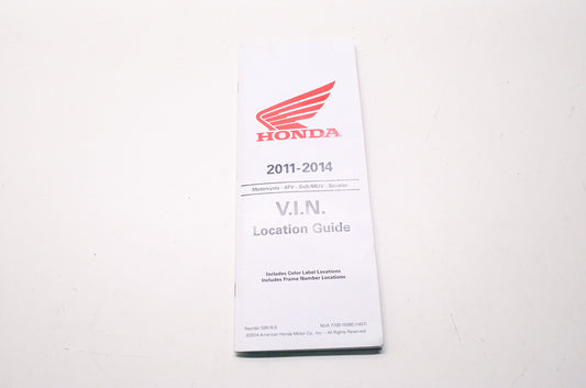 OEM Honda S9518.9, MJA 7700-15080 (1407), 1100.14.08 2011-2014 Motorcycle ATV Sx
