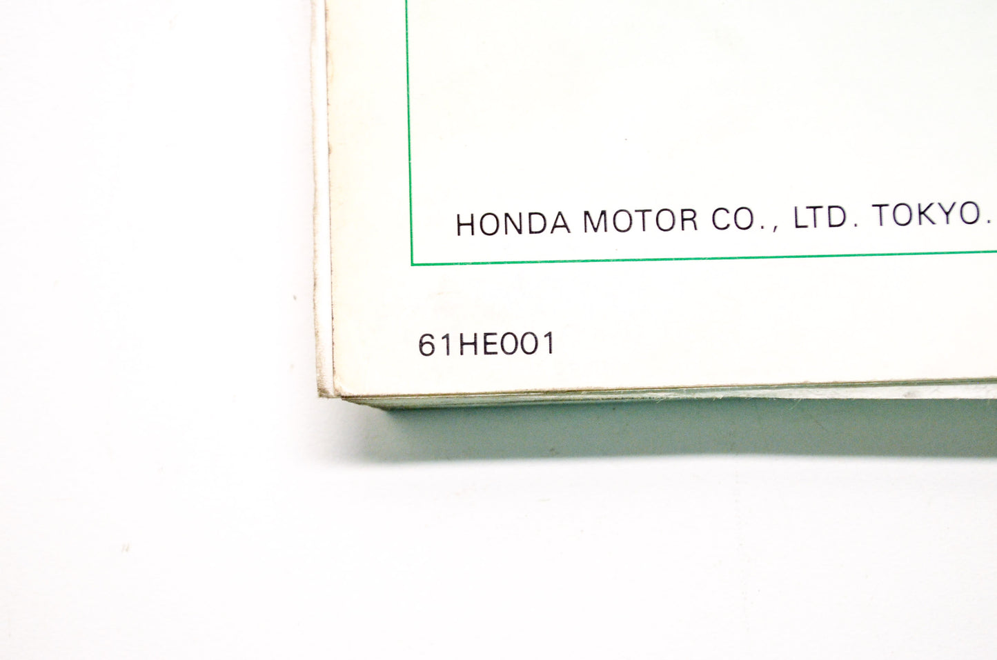 OEM Honda 61HE001 FL400R'89-'90 Service Manual