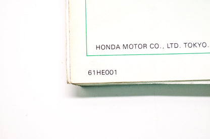 OEM Honda 61HE001 FL400R'89-'90 Service Manual
