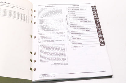 OEM Honda 61GZ400 EZ90'95 Service Manual