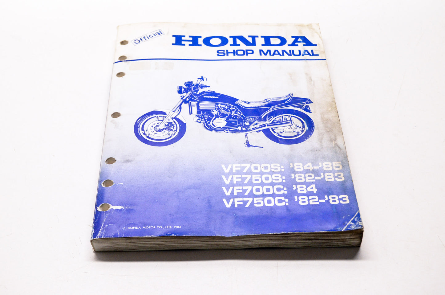 Honda Official Service Shop Manual VF700S VF750S VF700C VF750C 82-85