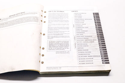 Honda Official Service Shop Manual VF700S VF750S VF700C VF750C 82-85