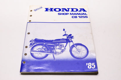 OEM Honda MS441851I Service Manual CB125S'85