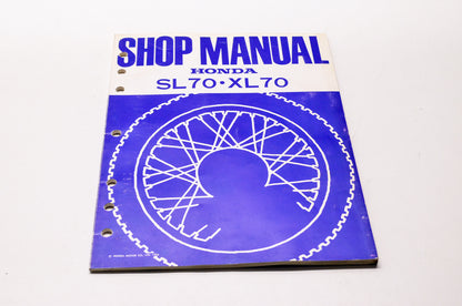 OEM Honda 6111802 SL/XL70 K1-'76 Service Manual