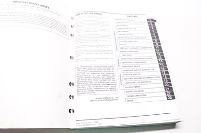 OEM Honda 61MZ009 GL1500C 02 Service Manual