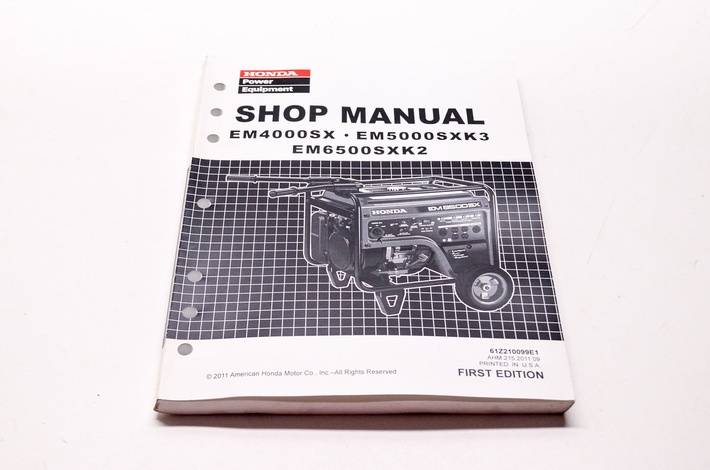 Honda Power Equipment Service Shop Manual EM4000SX EM5000SXK3 EM6500SXK2