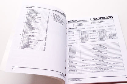 Honda Service Shop Manual Generator EB/EG3500X/5000X EM3500X/3500SX 5000X/5000SX