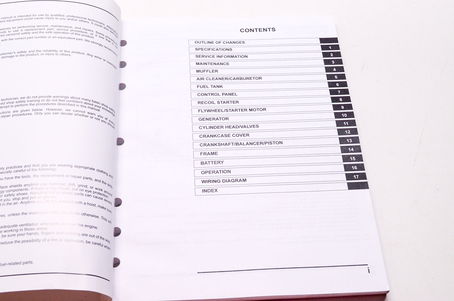 Honda Service Shop Manual Supplement EM4000SX EM5000SXK3 EM6500SXK2