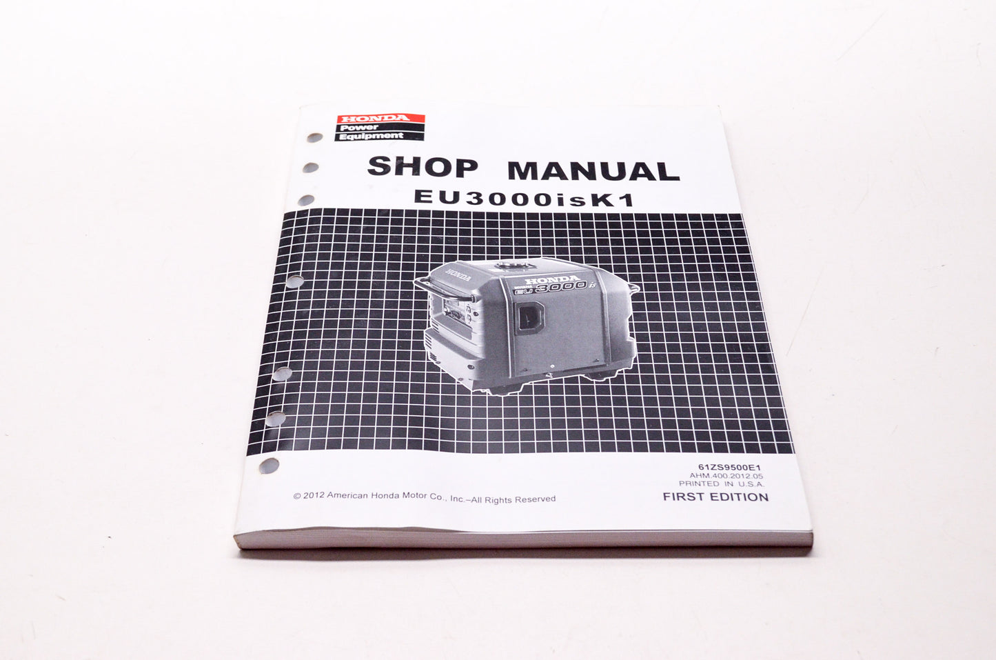 Honda Power Equipment Service Shop Manual EU3000isK1