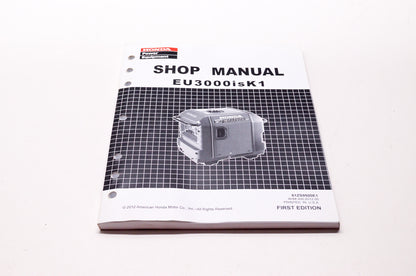 Honda Power Equipment Service Shop Manual EU3000isK1