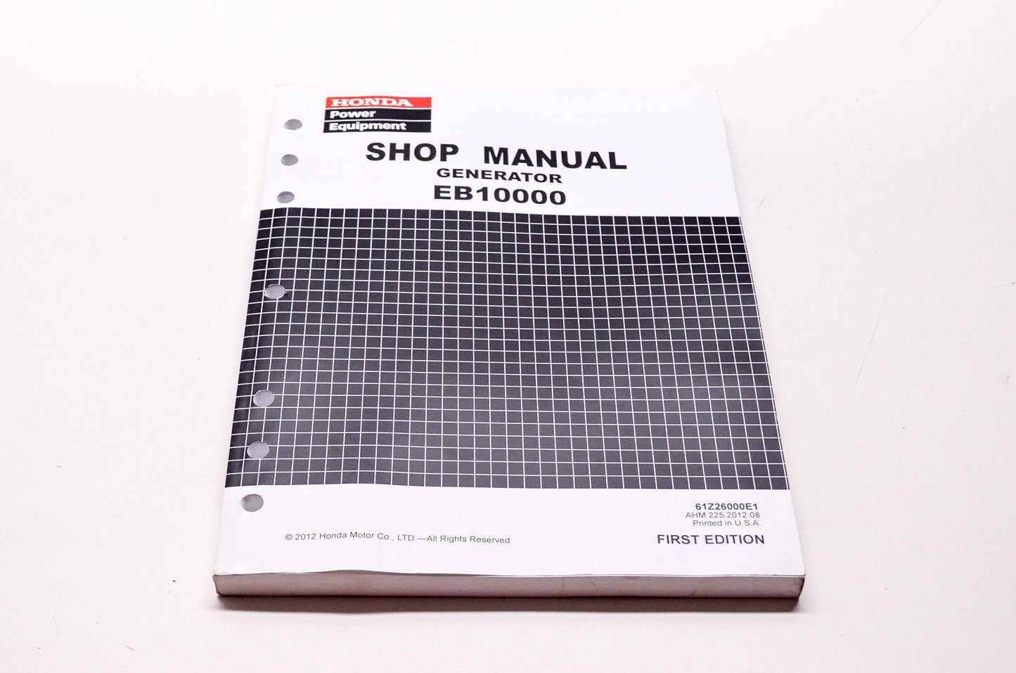 Honda Power Equipment Service Shop Manual Generator EB10000