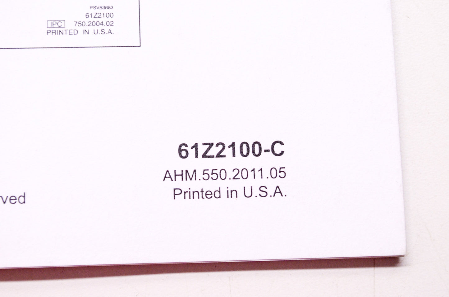 Honda Service Shop Manual Update #2 EM3800SX EM5000SXK2 EM6500SXK1