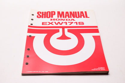 OEM Honda 61ZB870 Service Shop Manual EXW171S