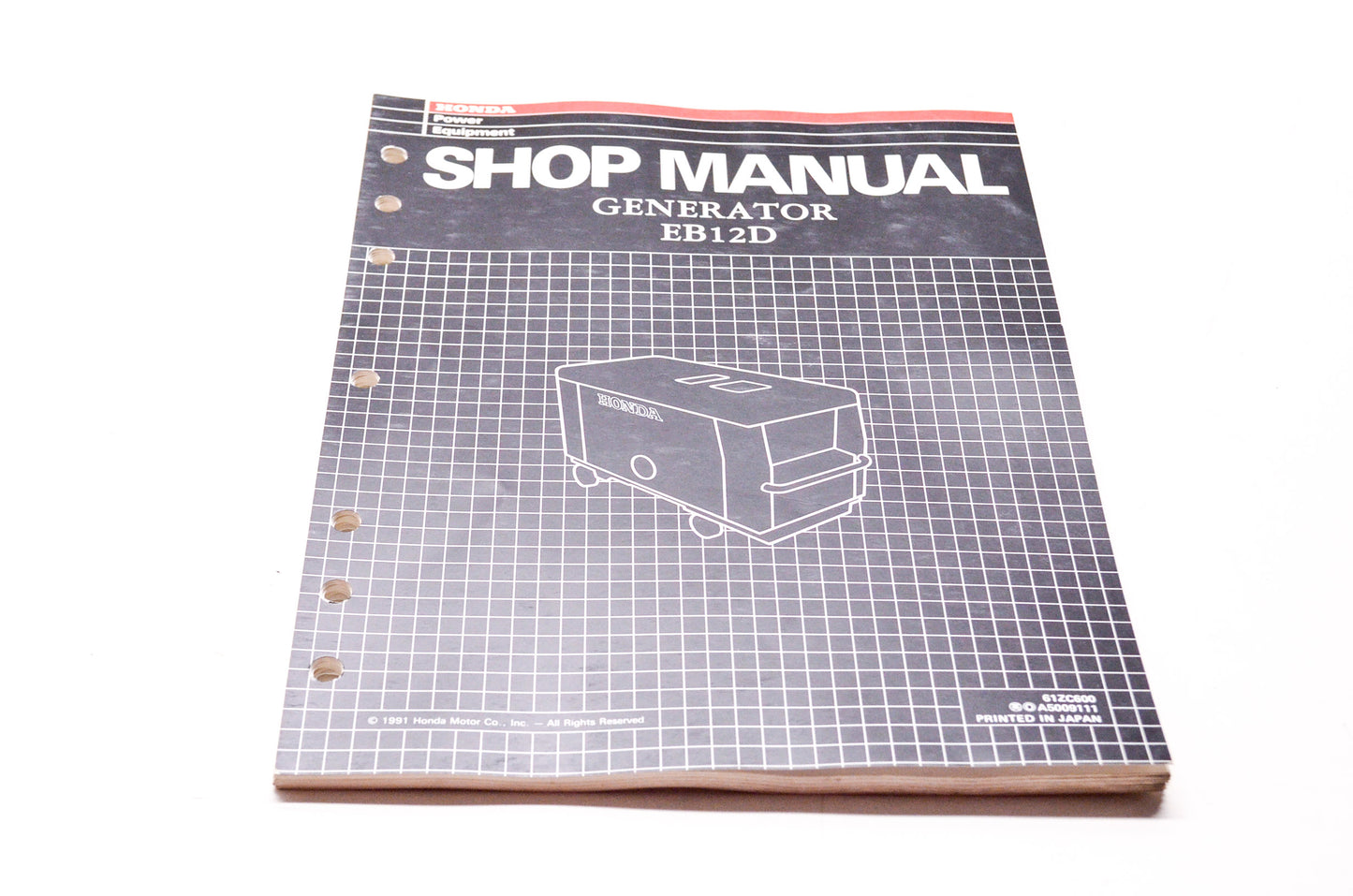 Honda Power Equipment Service Shop Manual Generator EB12D