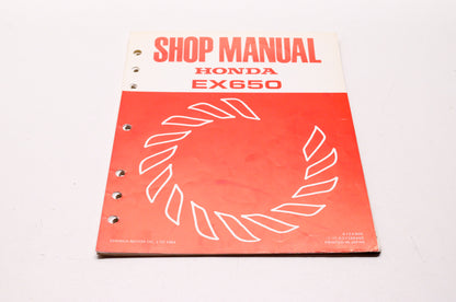OEM Honda Shop Manual EX650