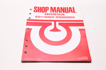 Honda Service Shop Manual EG1400X EG2200X