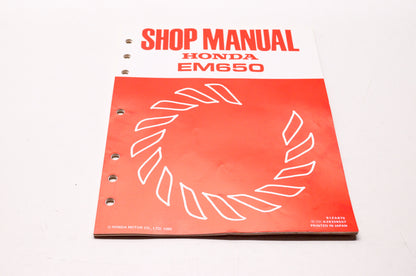 OEM Honda 61ZA870 Service Manual EM650
