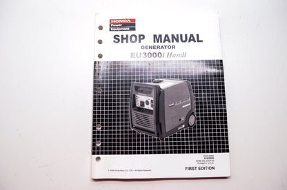 Honda Power Equipment Service Shop Manual Generator EU3000i Handi