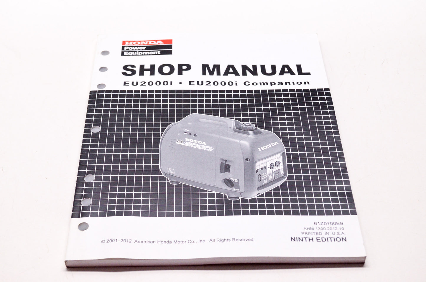 Honda Power Equipment Service Shop Manual EU2000i EU 2000i Companion