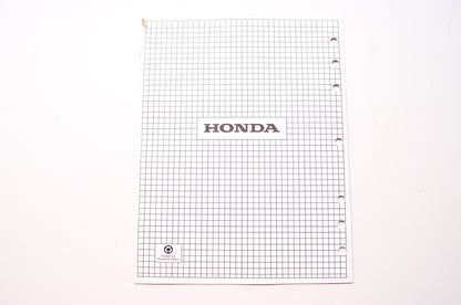 New OEM Honda Shop Manual Supplement Generator EU3000is NOS