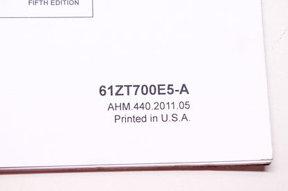 Honda Service Shop Manual Update #1 Generator EU2600i EU3000is