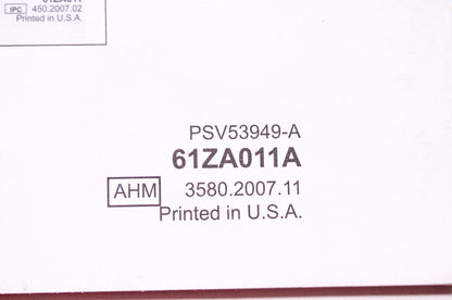 Honda Generator EL5000 EX5500 ES6500 Addendum 1
