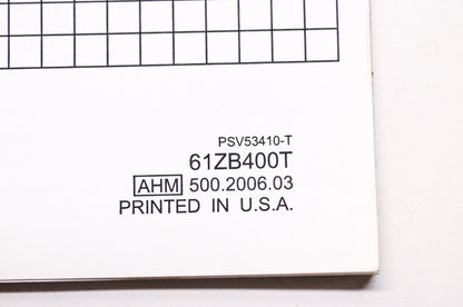 Honda Service Shop Manual Supplement EB3500XK1 EB5000XK1 EM3500SXK1 EM5000SXK1
