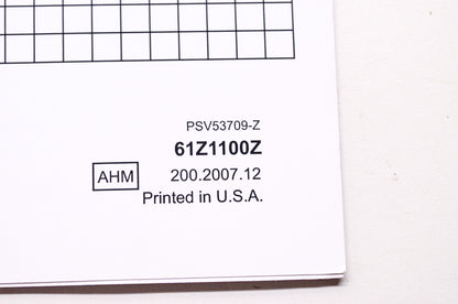 Honda Power Equipment Service Shop Manual Generator EM5000is Supplement