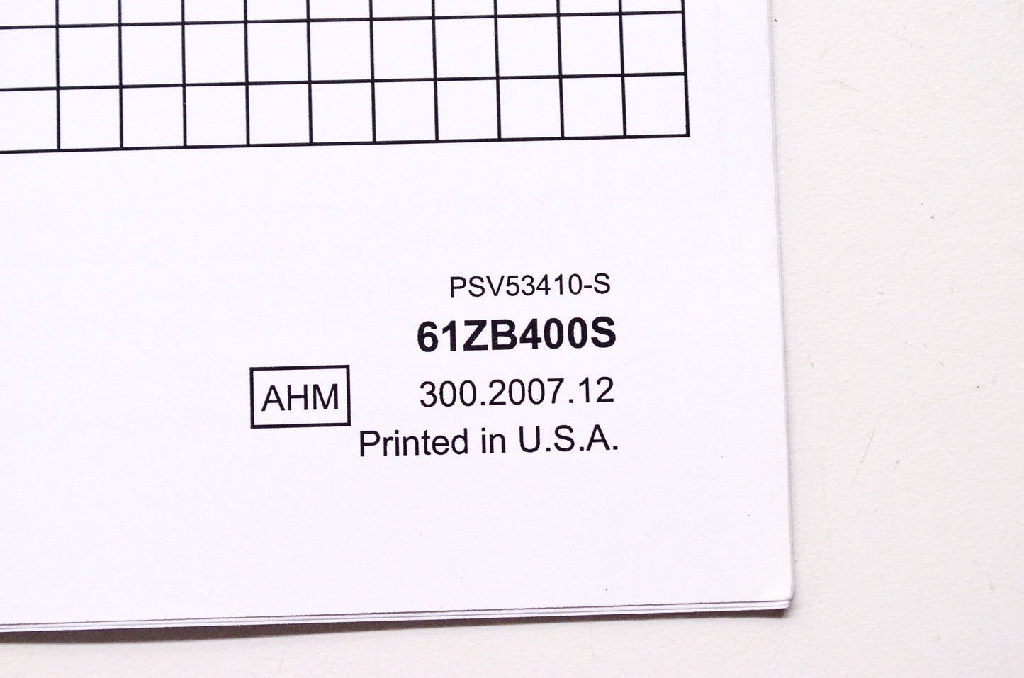 OEM Honda 61ZB400S Power Equipment Service Shop Manual EG3500XK1 EG5000XK1 Suppl