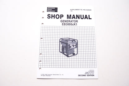 OEM Honda 61Z0300X EB3000C (K1) Service Manual
