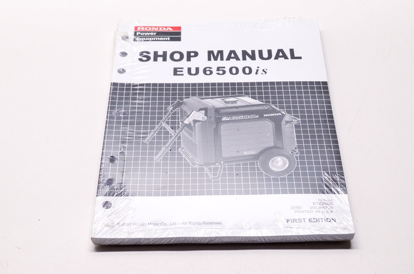 New Honda Power Equipment Service Shop Manual EU6500is