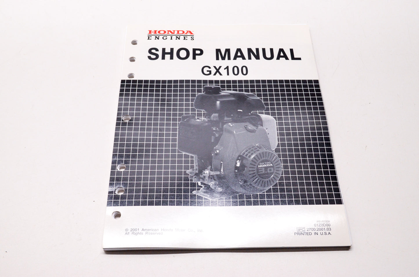 Honda Engines Service Shop Manual GX100