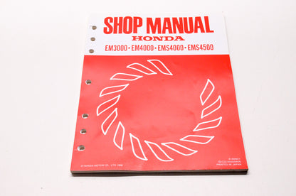 OEM Honda 6189901 Service Manual EM3000/EM4000